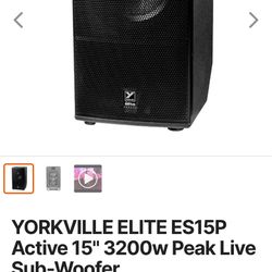 Yorkville Bass Sub 