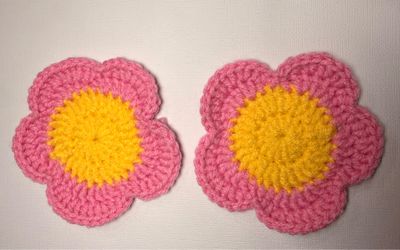 Handmade Flower Coasters