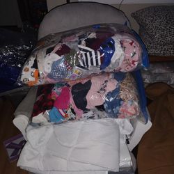2 Bags of 12 Month - 2T Size Girls Clothes