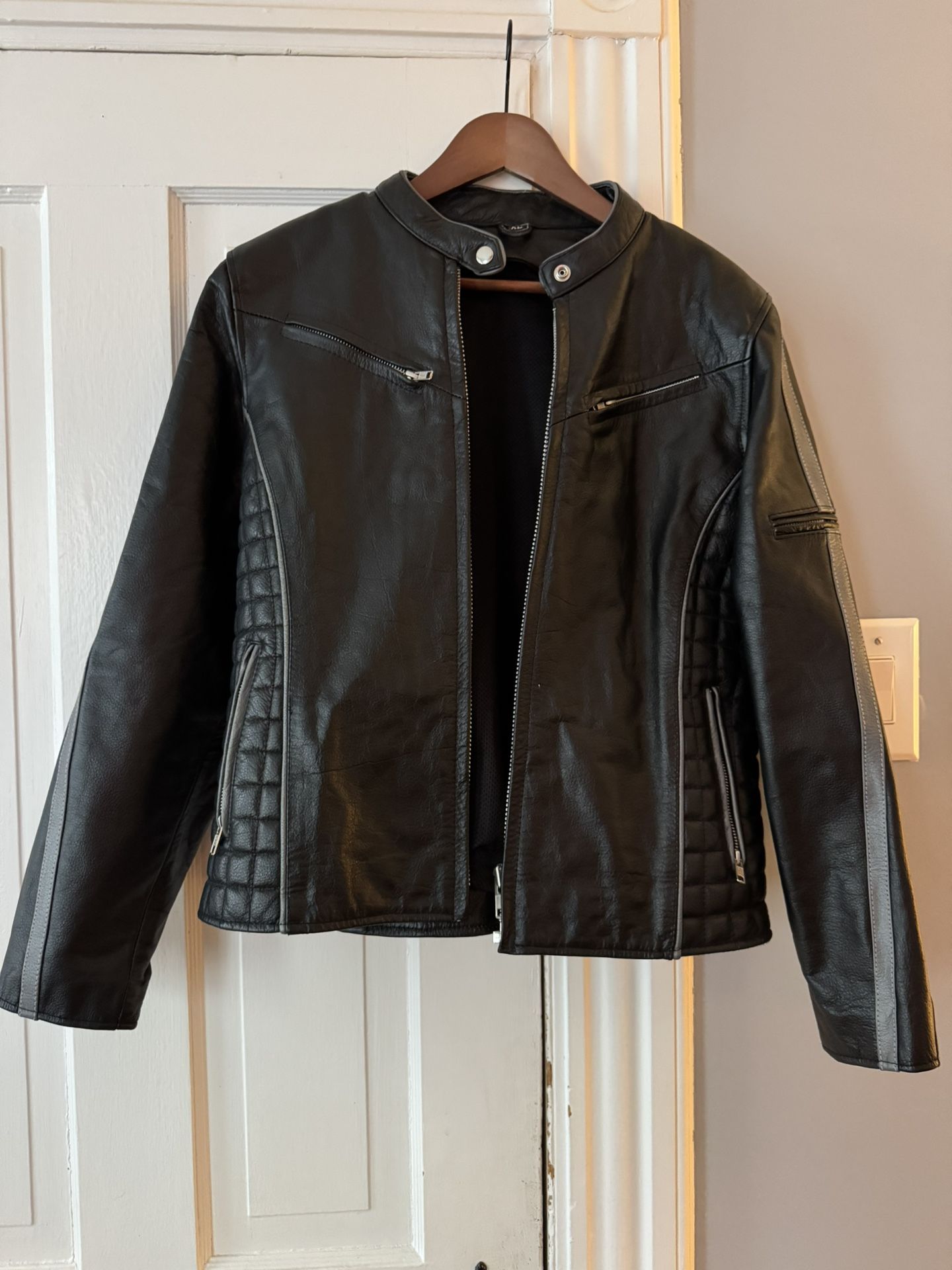 Women’s Leather Motorcycle Jacket