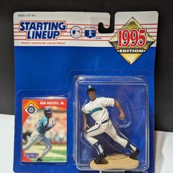 1995 Starting Lineup Ken Griffey Jr. Figure with Collector Card 