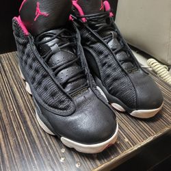 Air Jordan 13 GS – Black – Voltage Cherry