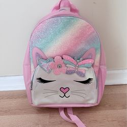 OMG accessories Bella heart and butterfly crown large backpack