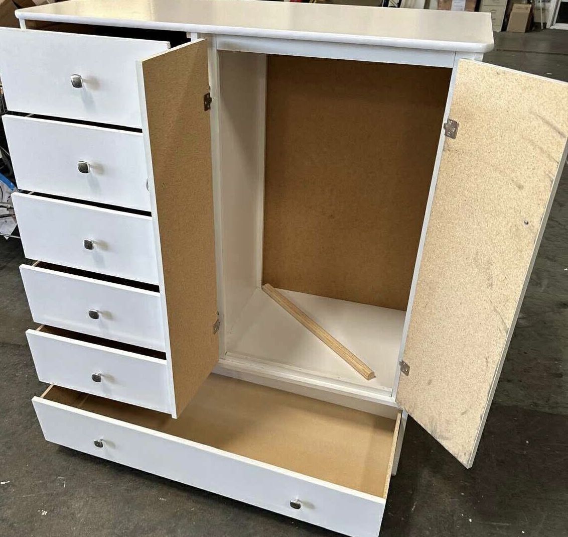 Large Pacoima Wardrobe White