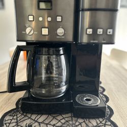 Cuisinart Coffee Center 12 Cup Coffeemaker and Single-Serve Brewer Stainless Steel