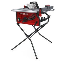 Craftsman new table saw with legs