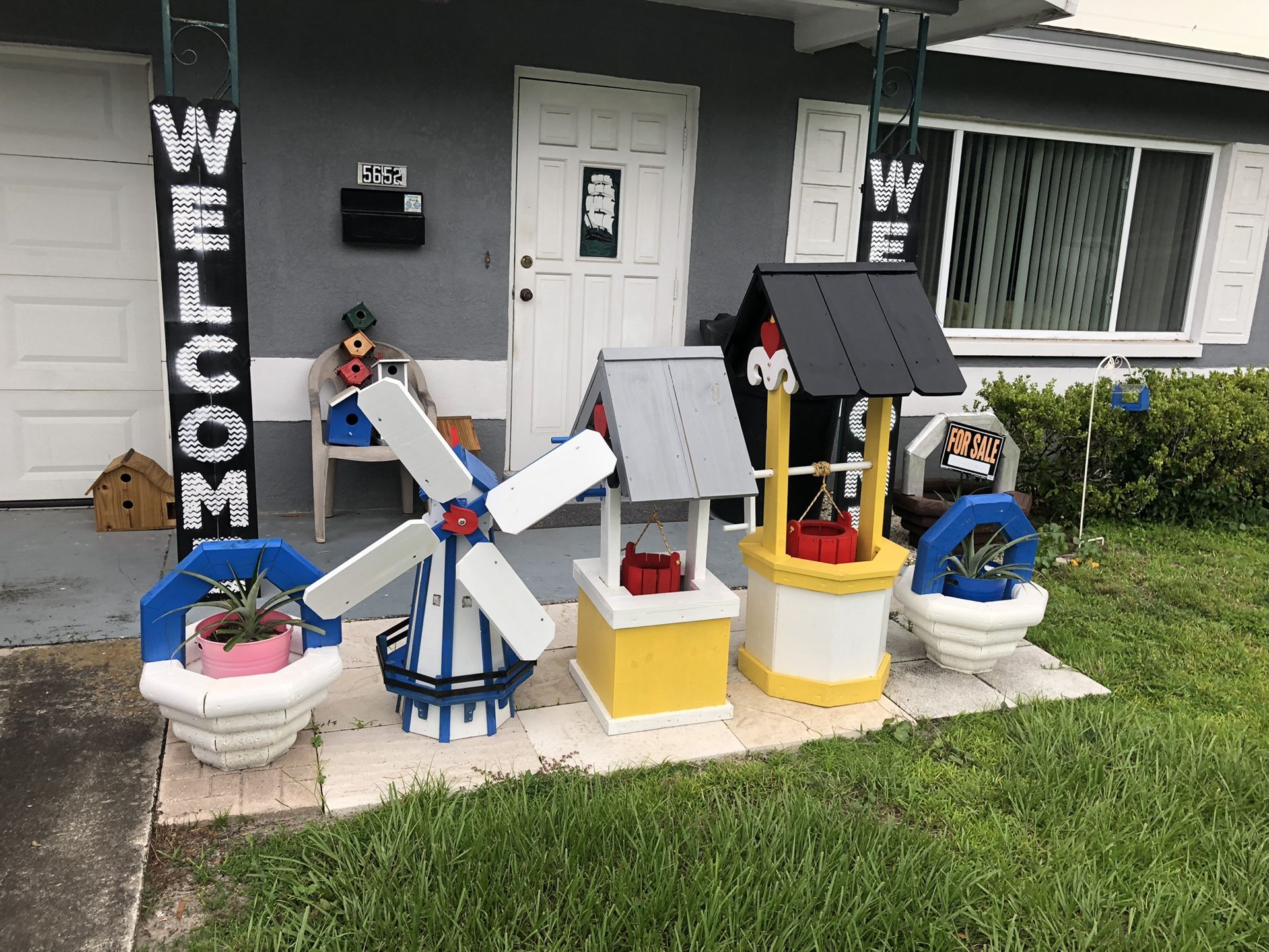 Woodworking Crafts - Windmills, Birdhouses, Etc