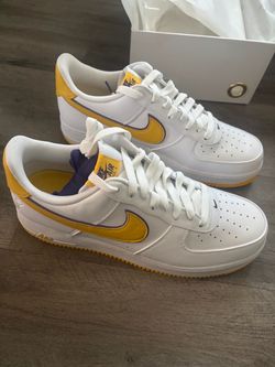 Kobe Bryant x Nike Air Force 1 Low Retro QS 'Lakers Home' size 13