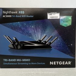 NETGEAR Nighthawk X6S AC3000 Tri-Band WiFi Router 