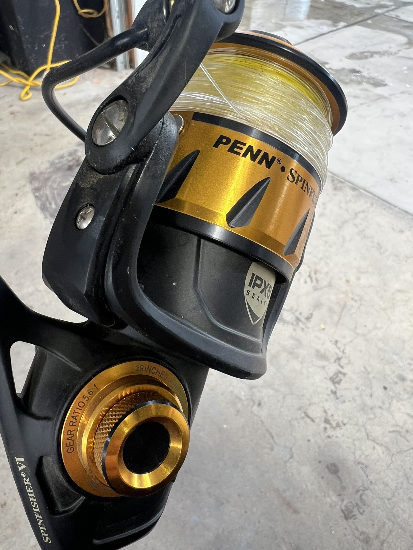 Penn SpinFisher VI 5500 Spinning Reel And 8 Foot Rod