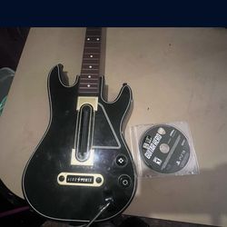 PS3 Wireless Guitar W Game 