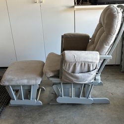 Rocking Chair With Foot Rest