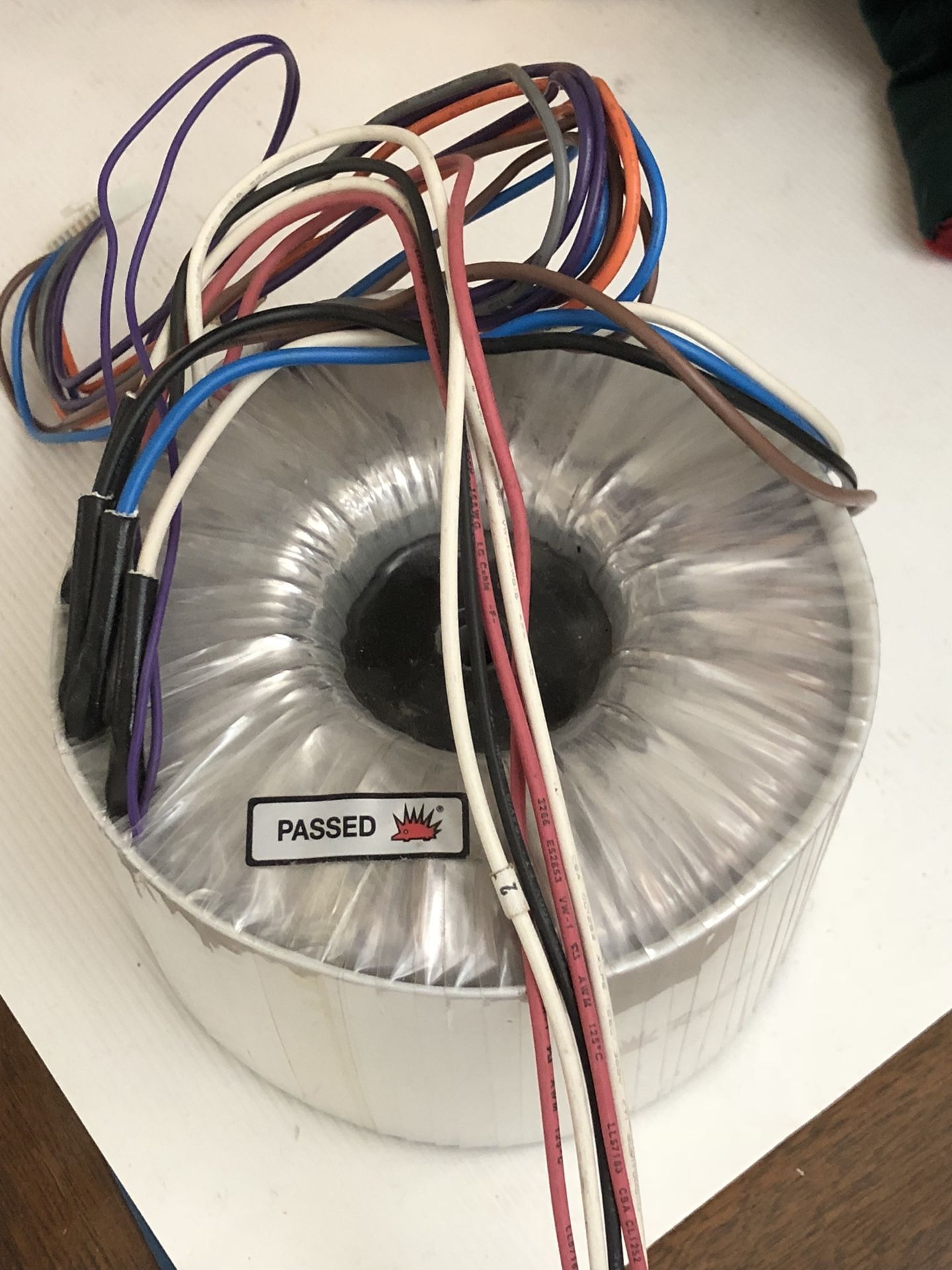Toroidal transformer from NAD T762 receiver
