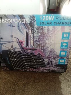 ACOPOWER 120w solar charger