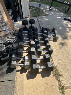 Dumbbells $1 per pound
