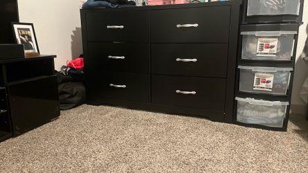 Black dresser