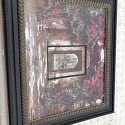 42in x36in Cyrus flowered doorway painting 