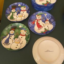 (2) Sets of 4 Dessert Plates / Price is for Both Sets  