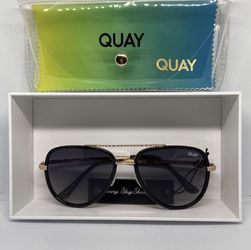ALL NEW QUAYS ON MY PAGE $40 EACH - MINI ALL IN BLK/SMKFD QUAY SUNGLASSES 