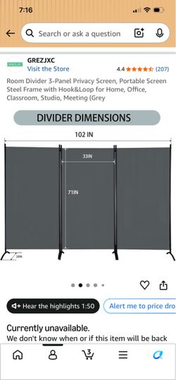 Room divider