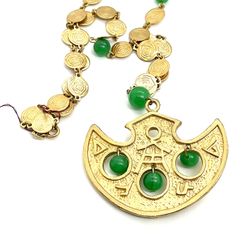 Costume Asian Jade Necklace 