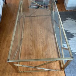 Gold coffee sized table