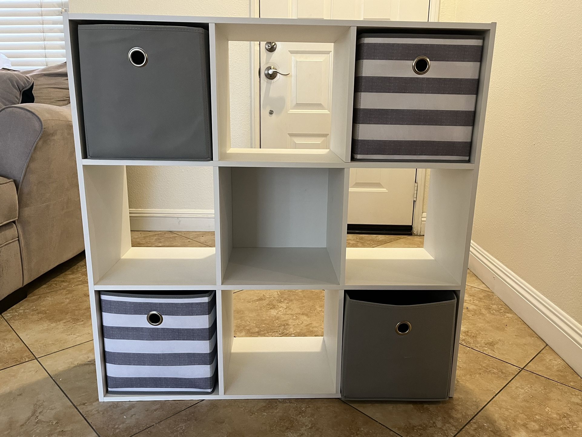 9-Cube Cubby Shelf