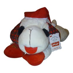 NEW Multipet 24" Jumbo Squeaky Holiday Lambchop Plush Dog Toy Petsmart