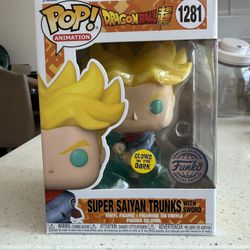 Super Saiyan trunks With Sword #1281 Pop Funko