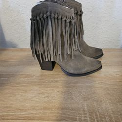 Fringe Short Boots