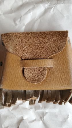 Vintage Leather Belt Pouch