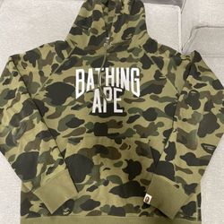 Bape “Bathing ape” Ape Camo Hoodie 