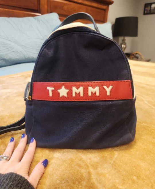 Tommy Hilfiger Backpack Purse  Like New