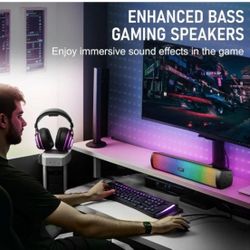 Portable Soundbar with Lights