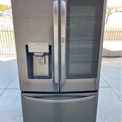 Refrigerator LG Black Stainless Steel