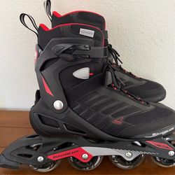 Rollerblade Zetrablade Men's Inline Skate Size 10 Fitness 80mm Wheels