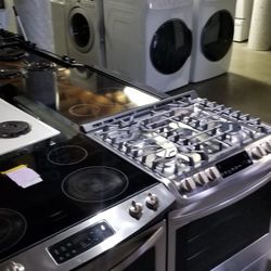 Huge Sale Store Full Of Nice Like Brand New Washer Dryer Fridge Stove Oven Stackable Free Warranty 44for Financing 90day TO Pay 