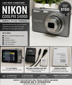 Nikon Coolpix Camera
