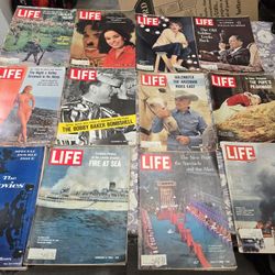 Vintage Lot Of LIFE Magazines 1960s - Lot Of 12
