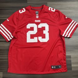 Nike Christian McCaffrey #23 San Francisco 49ers NFL On Field Game Jersey 3XL  100% authentic. Good condition.   The Nike Christian McCaffrey #23 San 