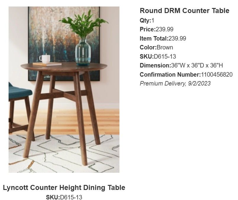 Bistro Table And Two Chairs