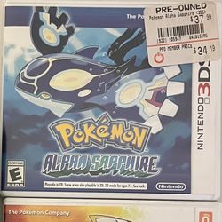 Pokémon ALPA Sapphire NINTENDO 3DS