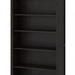 HEMNES Bookcase, black-brown
