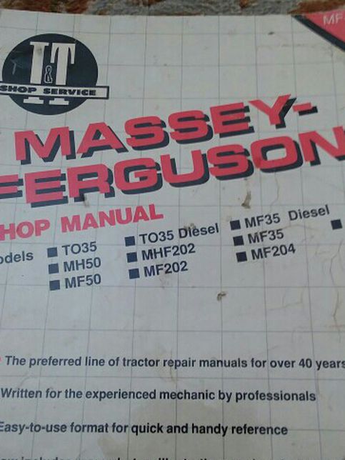 Manual Massey Ferguson Shop