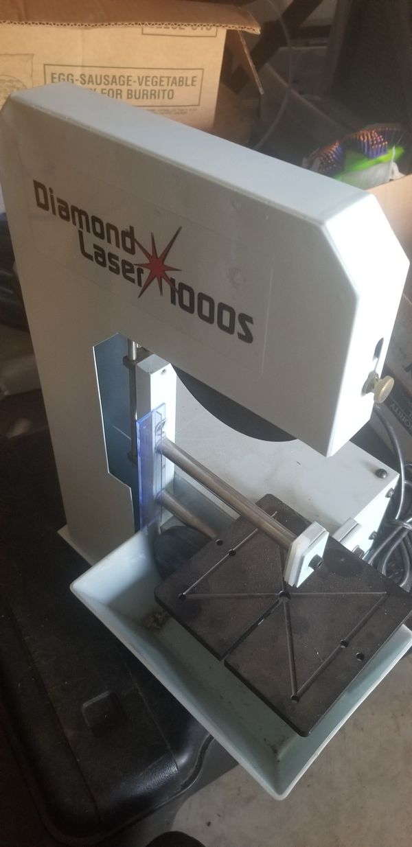 Diamond laser 1000s glass cutting Band Saw for stained glass Etc for