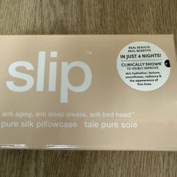 Brand New Queen Size Tan Slip Silk Pillowcase