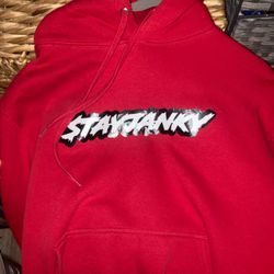 Red Stay Janky Hoodie