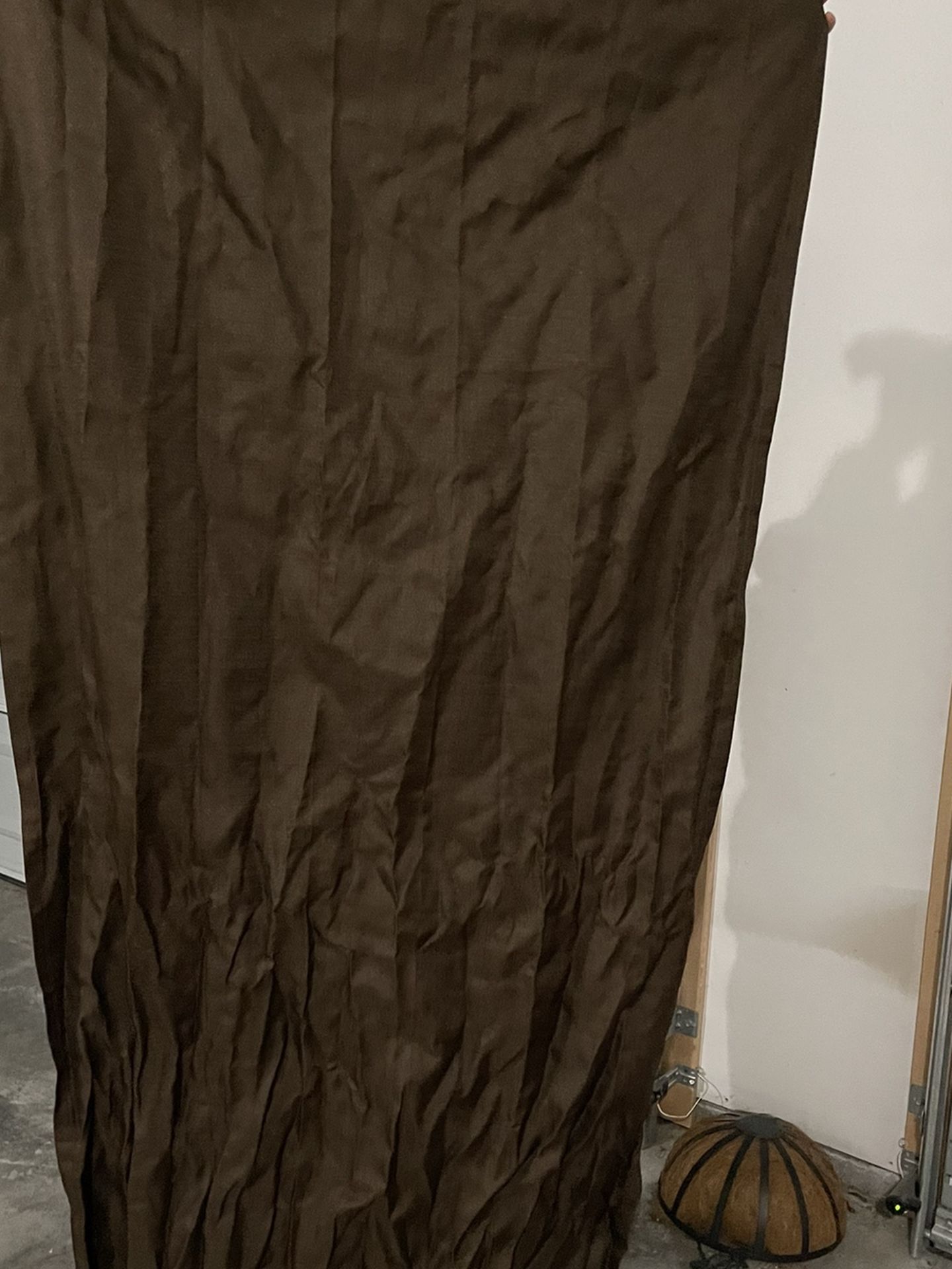 Brown Curtains