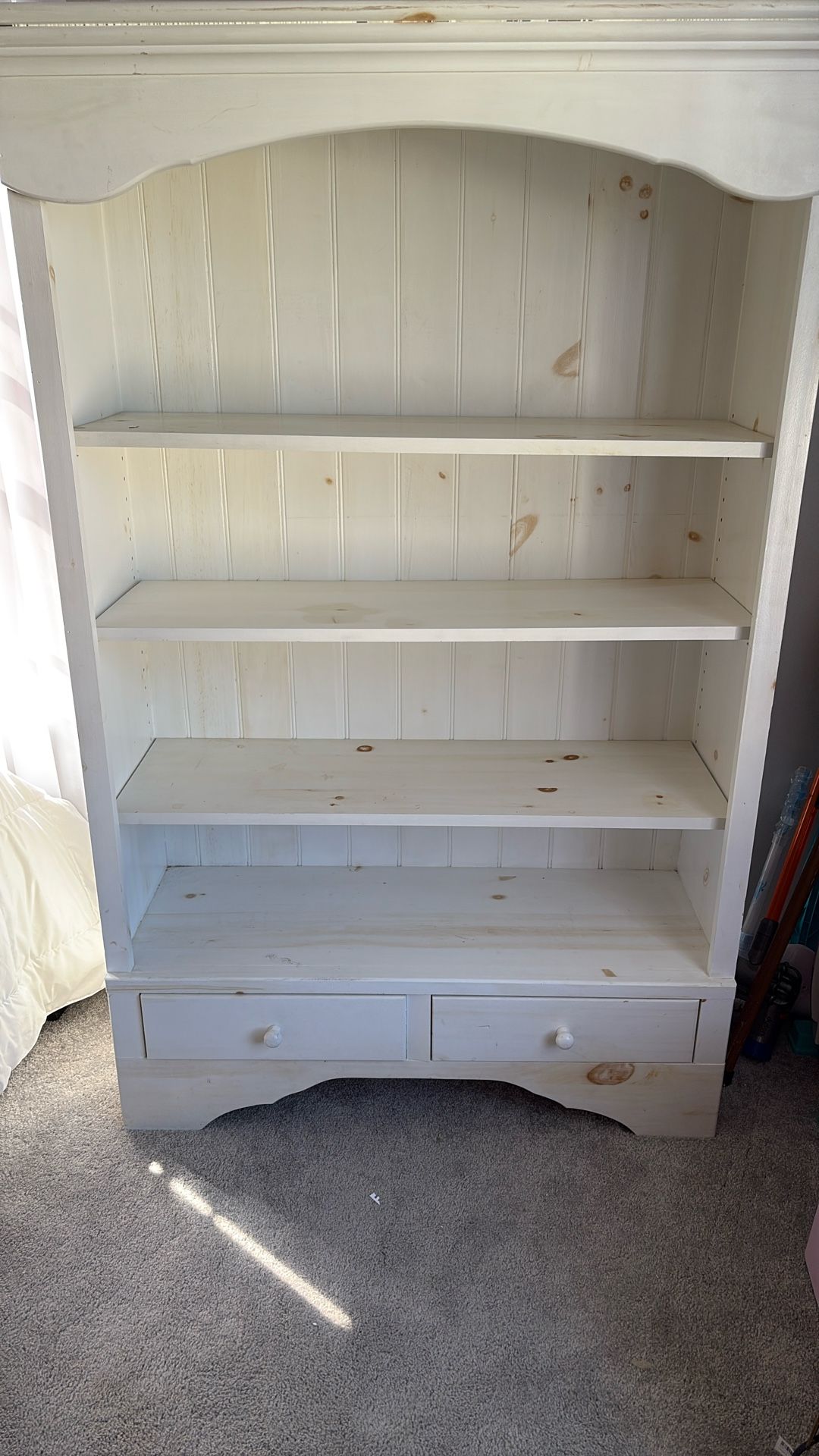 White Bookshelf