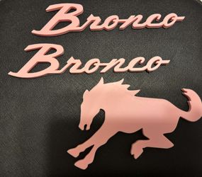 Bronco Emblem set